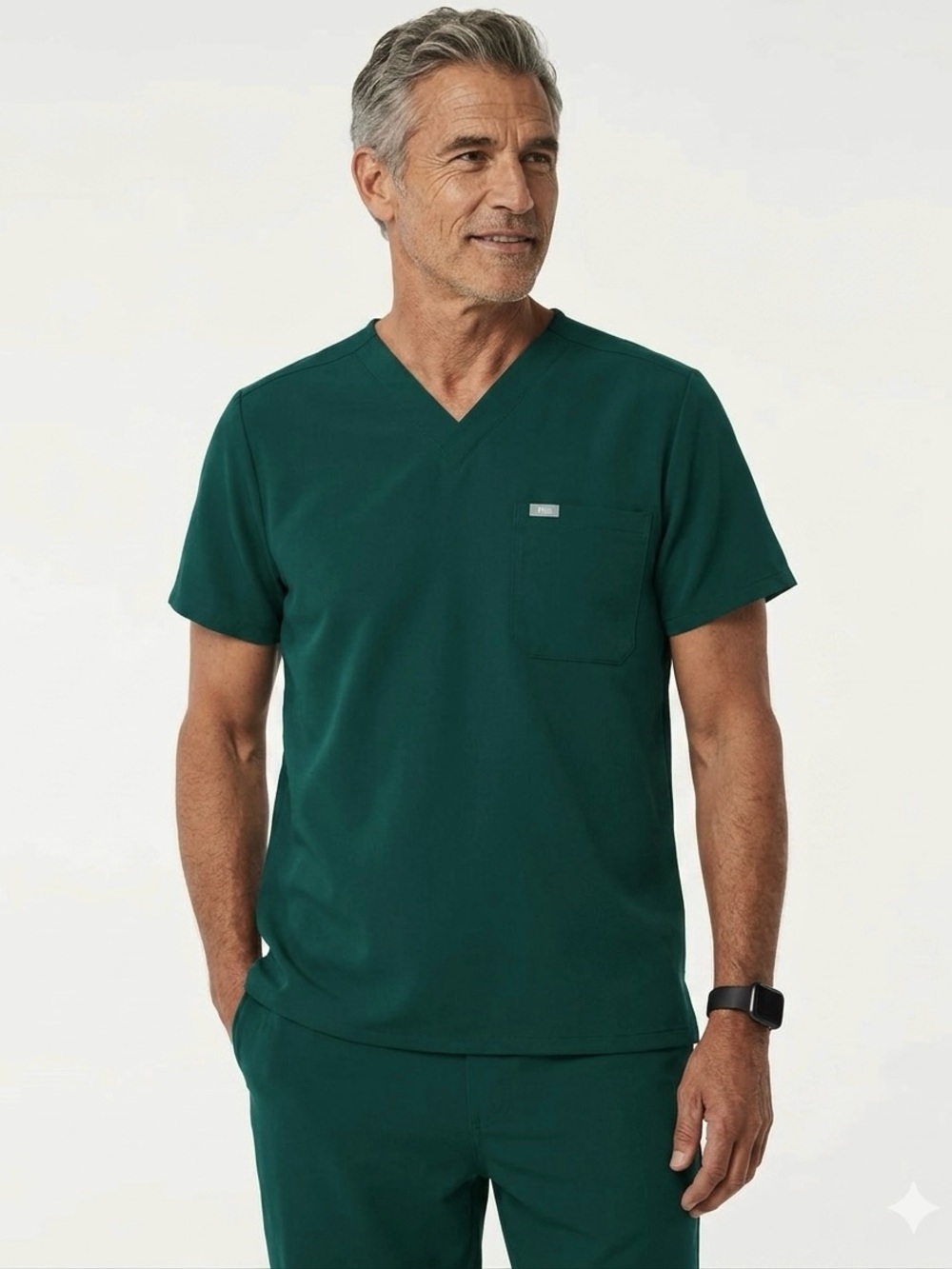 Figs Chisec ⚡️V-neck Sea Foam Green Scrub Top 4704 size 3X